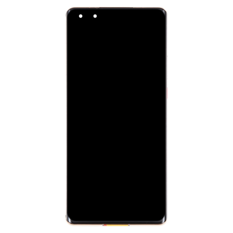 Original LCD Screen and Digitizer Full Assembly with Frame for Huawei Mate 40 Pro (Gold)