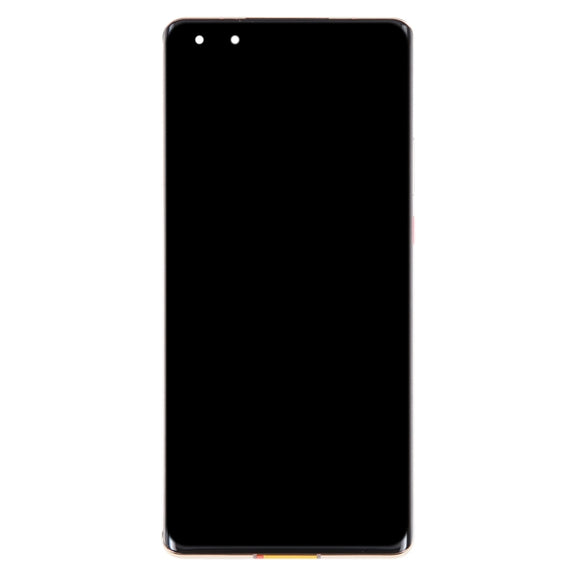 Original LCD Screen and Digitizer Full Assembly with Frame for Huawei Mate 40 Pro (Gold)