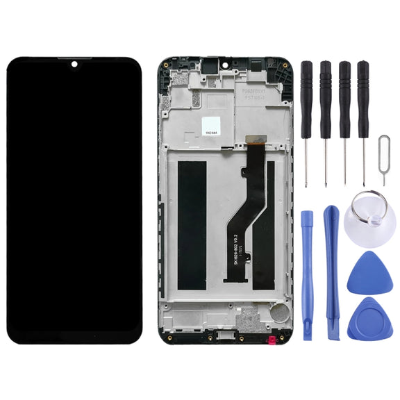OEM LCD Screen for ZTE Blade V10 Vita  Digitizer Full Assembly with Frame（Black)