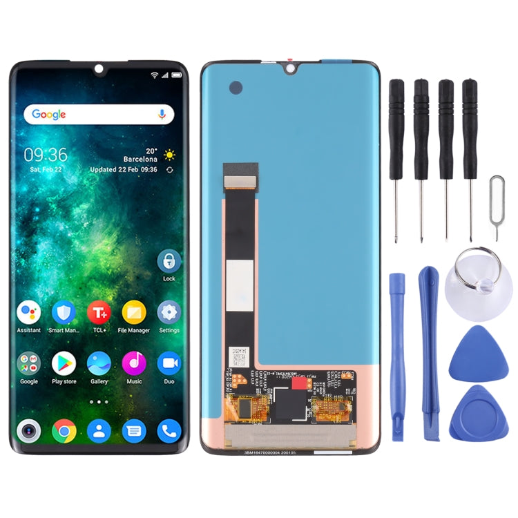 Original AMOLED LCD Screen for TCL 10 Pro T799B 799H with Digitizer Full Assembly���Black)