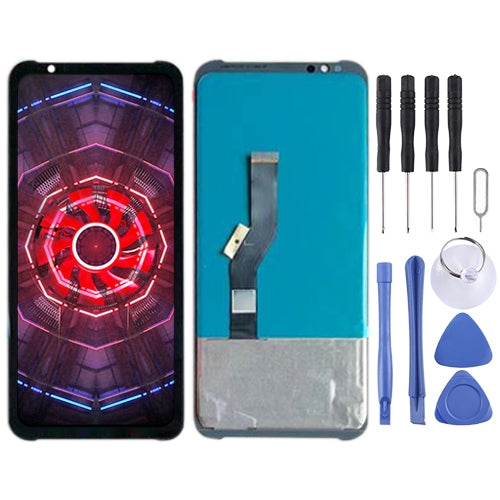 Original AMOLED LCD Screen for ZTE Nubia Red Magic 3 / 3S NX629J  with Digitizer Full Assembly ���Black)