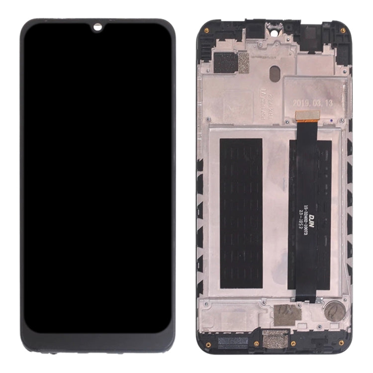 OEM LCD Screen for ZTE Blade V10  Digitizer Full Assembly with Frame���Black)