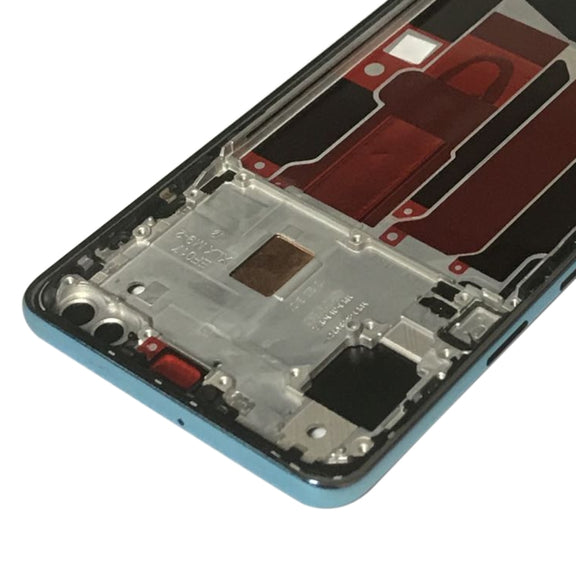 For OnePlus Nord Middle Frame Bezel Plate (Blue)