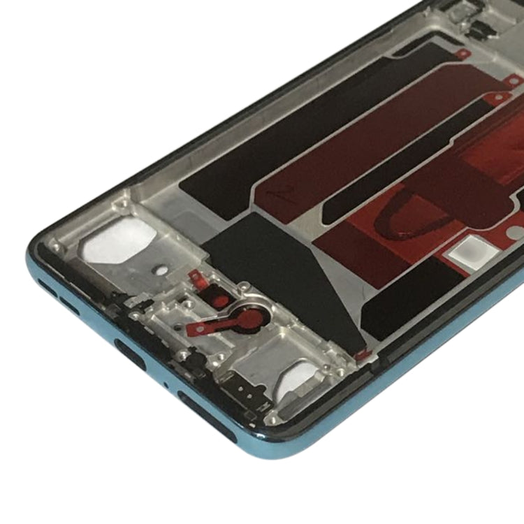 For OnePlus Nord Middle Frame Bezel Plate (Blue)