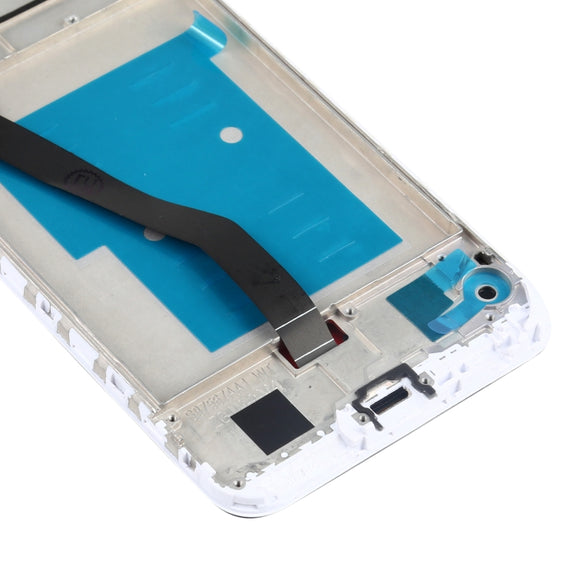 OEM LCD Screen for Huawei Y6 (2018) Digitizer Full Assembly with Frame(White)