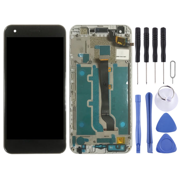 OEM LCD Screen for Vodafone Smart Ultra 6 VF-995N VF995N  Digitizer Full Assembly with Frame���Black)