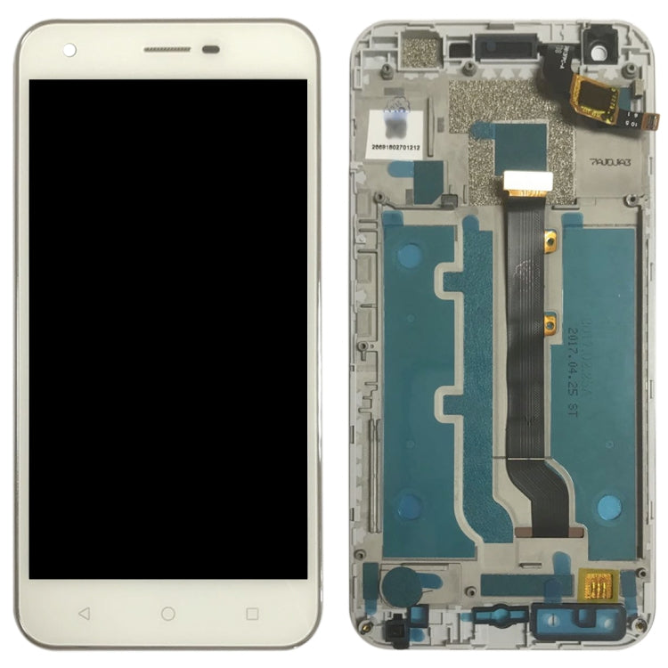 OEM LCD Screen for Vodafone Smart Ultra 6 VF-995N VF995N  Digitizer Full Assembly with Frame���White)