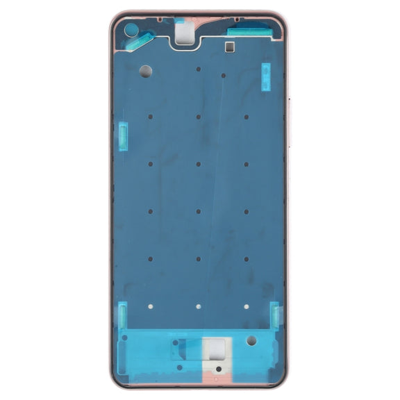Original Front Housing LCD Frame Bezel Plate for Xiaomi Mi 11 Lite 4G M2101K9AG(Rose Gold)