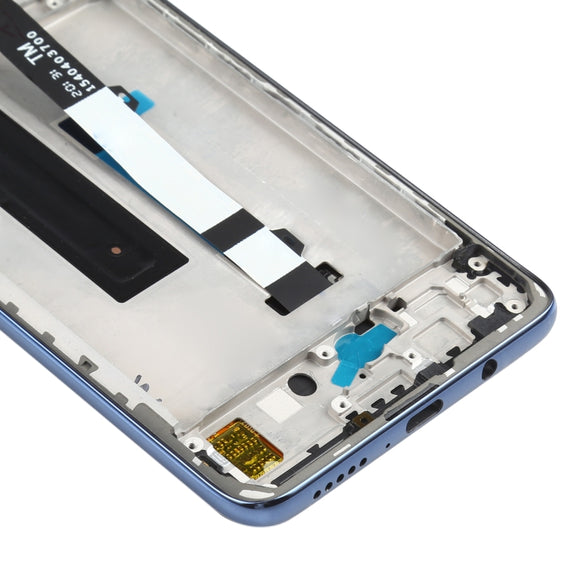 Original LCD Screen for Xiaomi Redmi Note 9 Pro 5G / Mi 10T Lite 5G M2007J17C M2007J17G Digitizer Full Assembly with Frame(Grey)