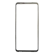Front Screen Outer Glass Lens for Asus ROG Phone 5 ZS673KS I005DA(Black)