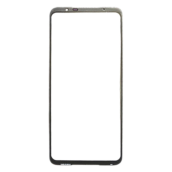 Front Screen Outer Glass Lens for Asus ROG Phone 5 ZS673KS I005DA(Black)