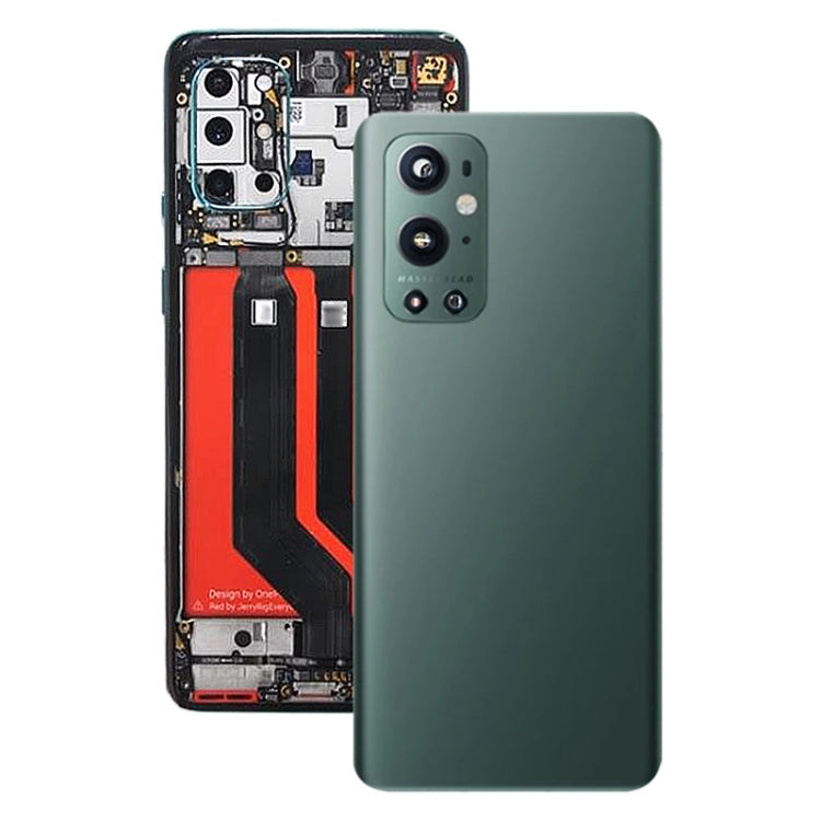 For OnePlus 9 Pro Battery Back Cover With Camera Lens (Green)