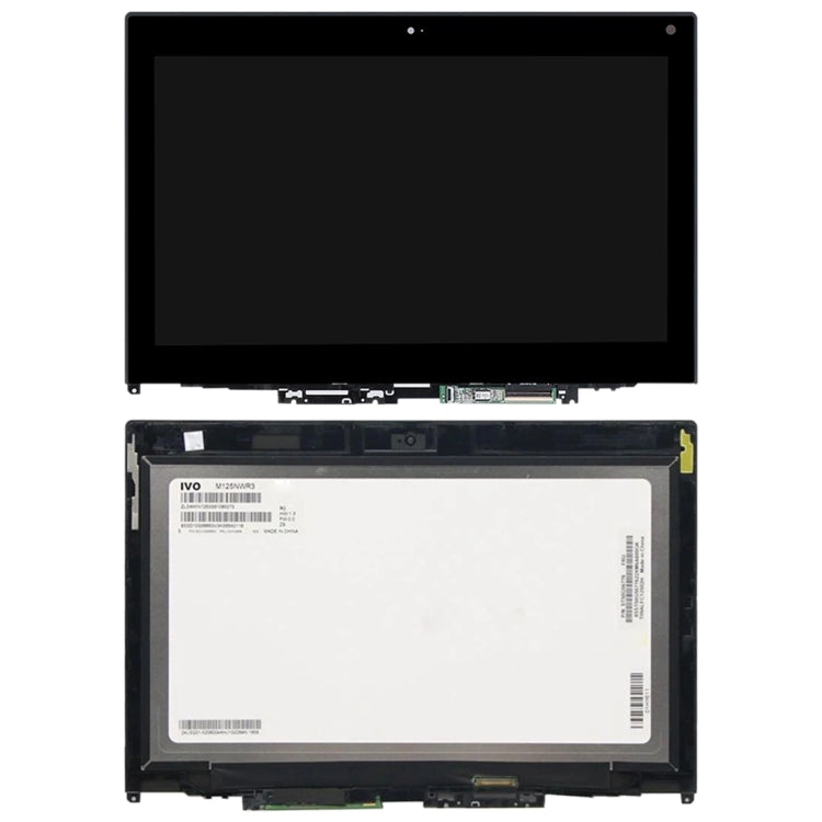 1366 x 768 HD OEM LCD Screen for Lenovo Thinkpad 12.5 inch Yoga 260  Digitizer Full Assembly with Frame (Black)