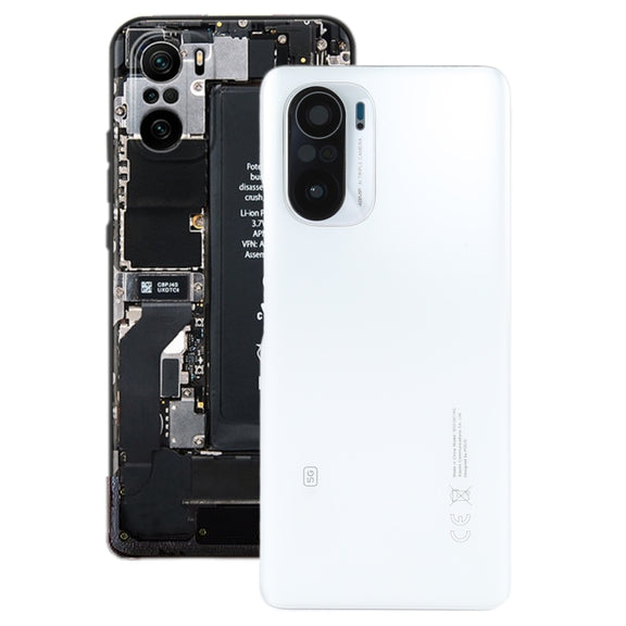 Original Battery Back Cover for Xiaomi Poco F3 M2012K11AG(White)