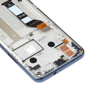 Original LCD Screen for Motorola One Action XT2013-1 XT2013-2 XT2013-4 Digitizer Full Assembly with Frame (Blue)