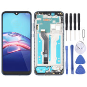 TFT LCD Screen for Motorola Moto E (2020)Digitizer Full Assembly with Frame (Blue)