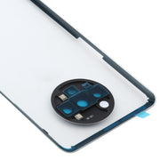 For OnePlus 7T Battery Back Cover With Camera Lens (Transparent)
