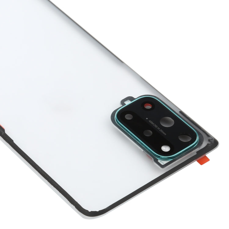 For OnePlus 8T Battery Back Cover With Camera Lens (Transparent)