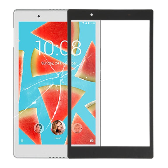 Front Screen Outer Glass Lens for Lenovo Tab 4 / TB-8504F / TB-8504X(Black)