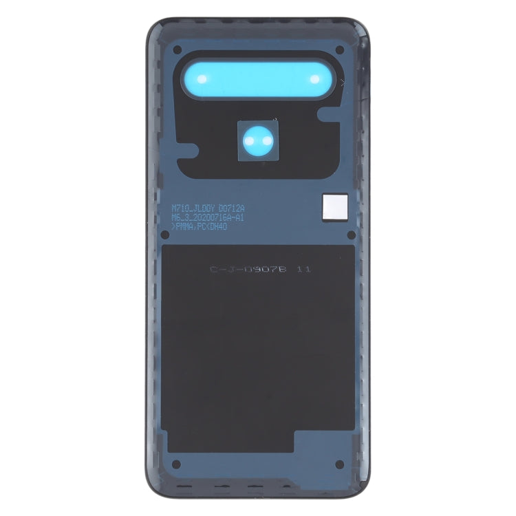 Back Battery Cover for LG K61 LMQ630EAW LM-Q630EAW LM-Q630(Black)