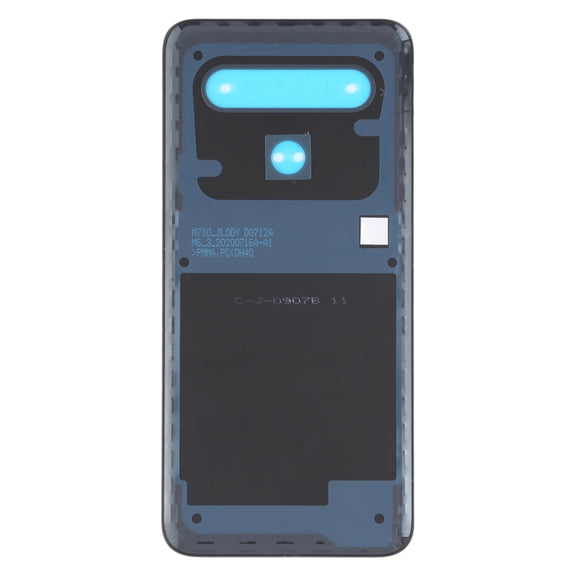 Back Battery Cover for LG K61 LMQ630EAW LM-Q630EAW LM-Q630(Black)
