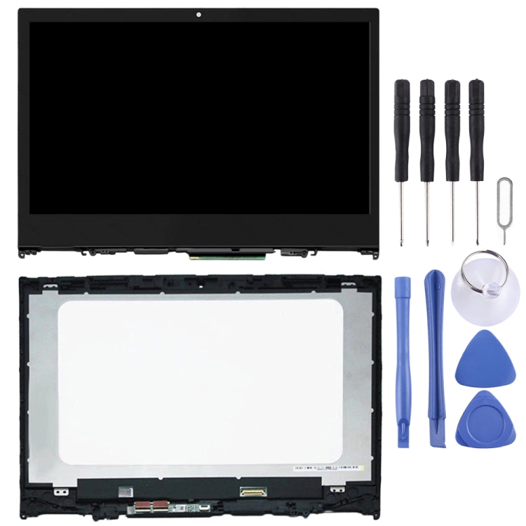 1920 x 1080px OEM LCD Screen for Lenovo Yoga 520-14IKB Digitizer Full Assembly With Frame (Black)