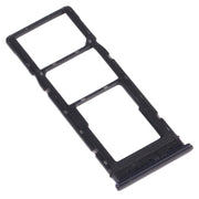 For Tecno Spark 5 Air KD6a SIM Card Tray + SIM Card Tray + Micro SD Card Tray (Black)
