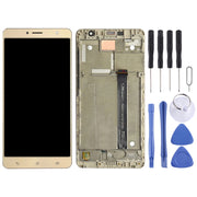 OEM LCD Screen for Asus Zenfone 3 Deluxe ZS550KL Z01FD Digitizer Full Assembly with Frame���Gold)