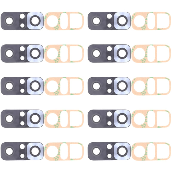 10 PCS Back Camera Lens for Xiaomi Redmi Note 10 Pro (India) / Redmi Note 10 Pro Max / Redmi Note 10 Pro M2101K6G M2101K6R M2101K6P M2101K6I