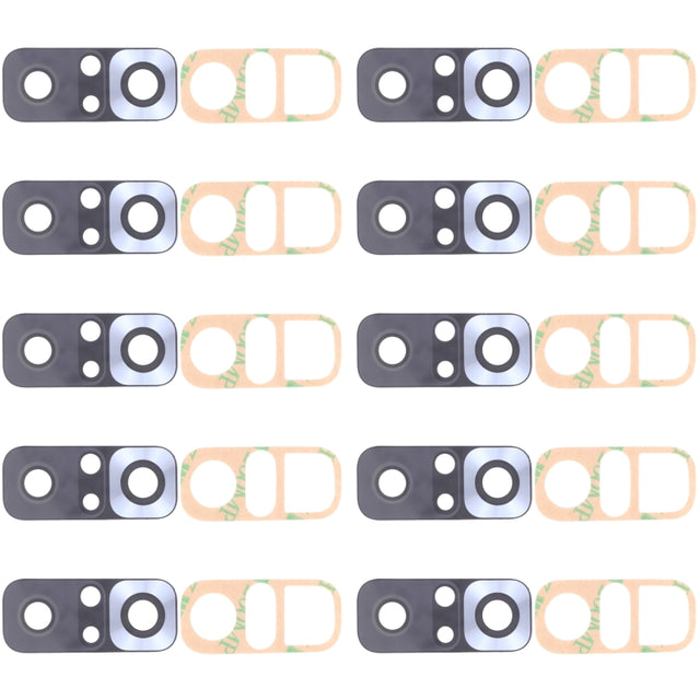 10 PCS Back Camera Lens for Xiaomi Redmi Note 10 Pro (India) / Redmi Note 10 Pro Max / Redmi Note 10 Pro M2101K6G M2101K6R M2101K6P M2101K6I