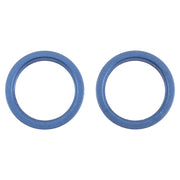 2 PCS Rear Camera Glass Lens Metal Outside Protector Hoop Ring for iPhone 13(Blue)