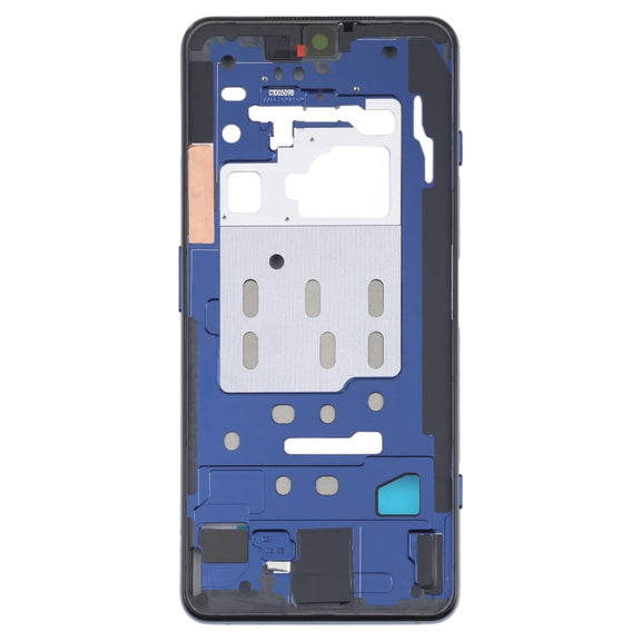 Original Front Housing LCD Frame Bezel Plate for Xiaomi Black Shark 4 / Black Shark 4 Pro SHARK PRS-H0, SHARK PRS-A0 (Blue)