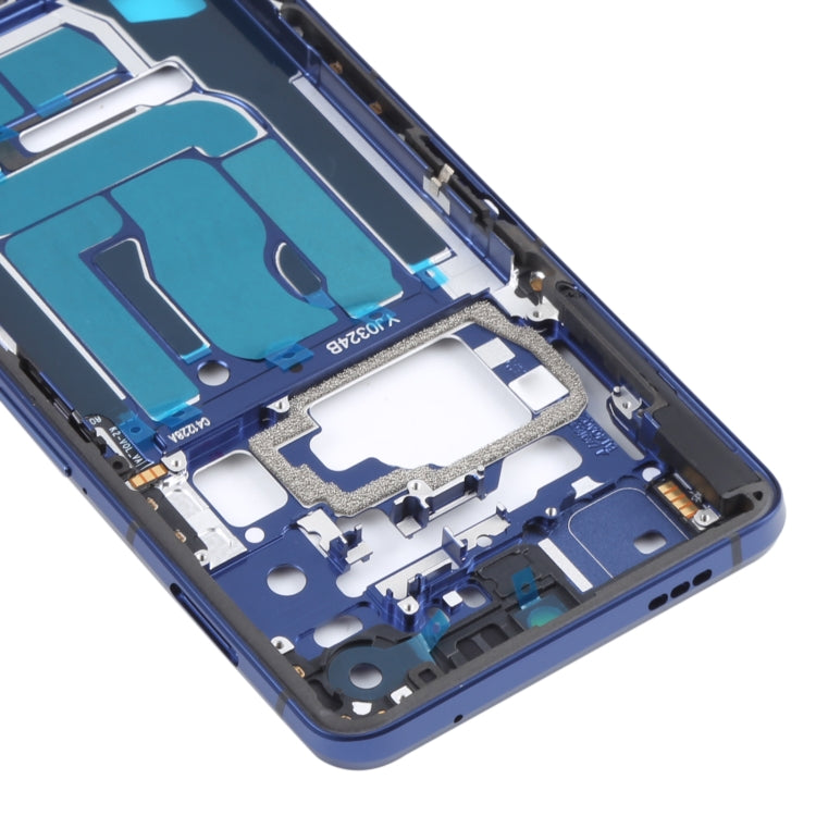 Original Front Housing LCD Frame Bezel Plate for Xiaomi Black Shark 4 / Black Shark 4 Pro SHARK PRS-H0, SHARK PRS-A0 (Blue)
