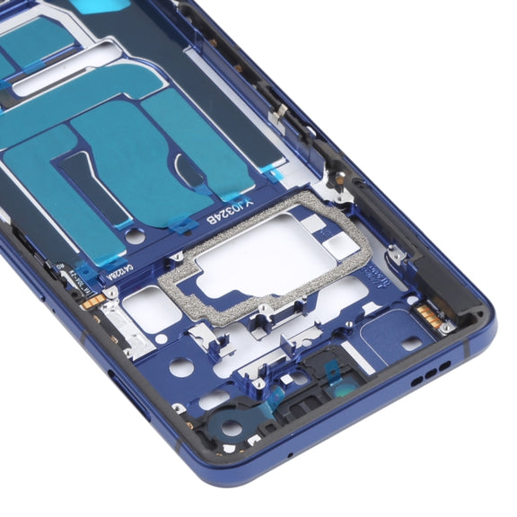 Original Front Housing LCD Frame Bezel Plate for Xiaomi Black Shark 4 / Black Shark 4 Pro SHARK PRS-H0, SHARK PRS-A0 (Blue)