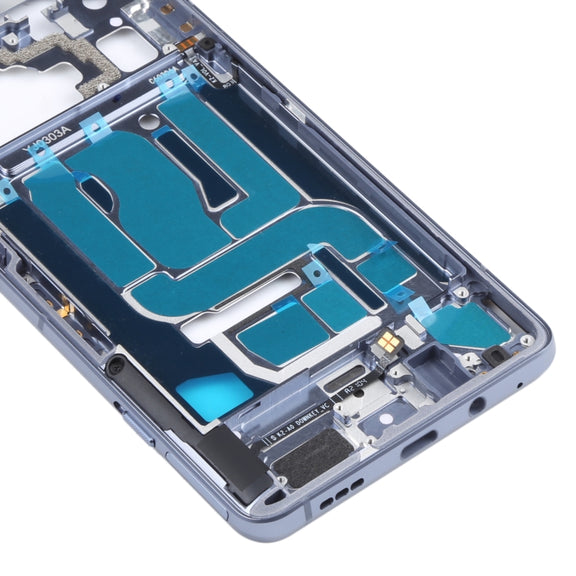 Original Front Housing LCD Frame Bezel Plate for Xiaomi Black Shark 4 / Black Shark 4 Pro SHARK PRS-H0, SHARK PRS-A0 (Silver)