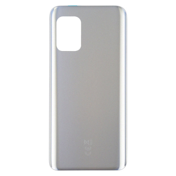 Glass Battery Back Cover with Adhesive for Asus Zenfone 8 ZS590KS(Frosted Silver)