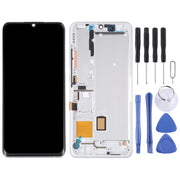 AMOLED LCD Screen for Xiaomi Mi Note 10 Lite M2002F4LG Digitizer Full Assembly with Frame(Silver)