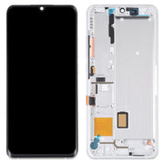 AMOLED LCD Screen for Xiaomi Mi Note 10 Lite M2002F4LG Digitizer Full Assembly with Frame(Silver)