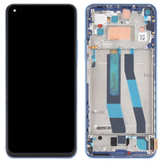 Original LCD Screen for Xiaomi Mi 11 Lite 4G/11 Lite 5G NE M2101K9AG M2101K9AIDigitizer Full Assembly with Frame (Blue)