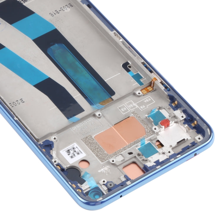 Original LCD Screen for Xiaomi Mi 11 Lite 4G/11 Lite 5G NE M2101K9AG M2101K9AIDigitizer Full Assembly with Frame (Blue)