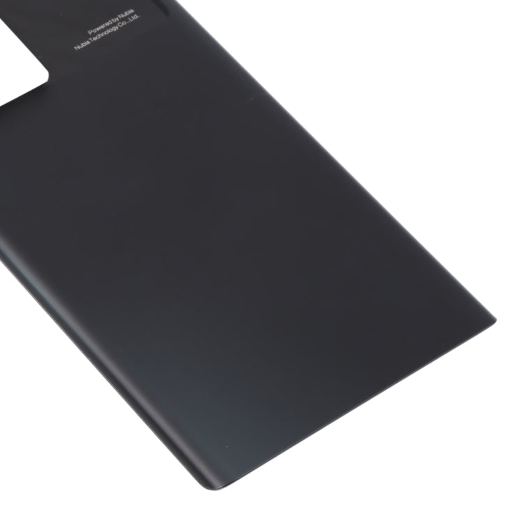 Glass Battery Back Cover for ZTE Nubia Z30 Pro(Black)