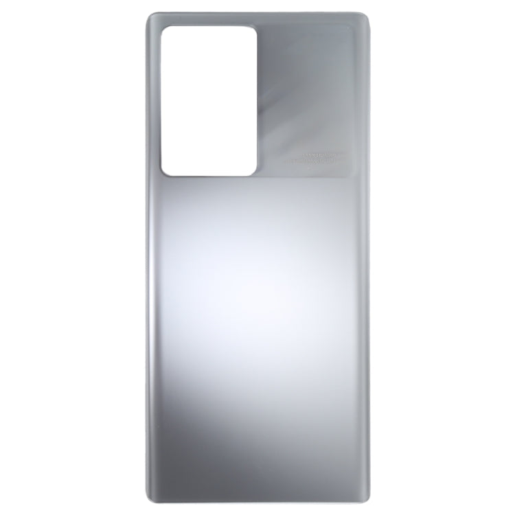 Glass Battery Back Cover for ZTE Nubia Z30 Pro(Silver)