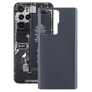 Glass Battery Back Cover for ZTE Axon 30 Ultra 5G(Black)