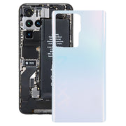 Glass Battery Back Cover for ZTE Axon 30 Ultra 5G(White)