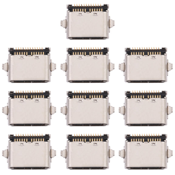 10 PCS Charging Port Connector for Lenovo M10 Plus TB-X606, TB-X606F