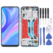 OEM LCD Screen for Huawei Y8p Digitizer Full Assembly with Frame(Blue)