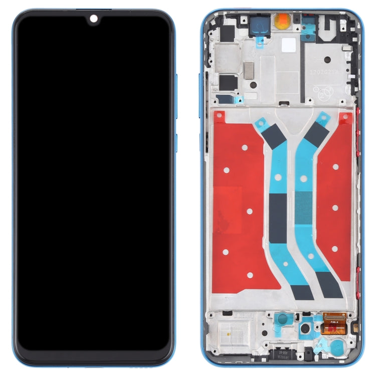 OEM LCD Screen for Huawei Y8p Digitizer Full Assembly with Frame(Blue)