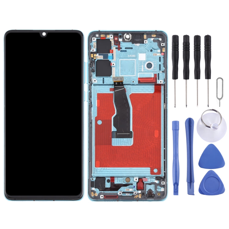 Original OLED LCD Screen for Huawei P30 Digitizer Full Assembly With Frame(Twilight)