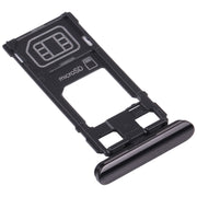 SIM Card Tray + Micro SD Card Tray for Sony Xperia 1 / Xperia XZ4 (Black)