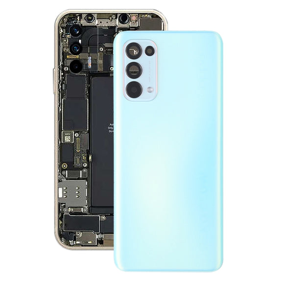 For OPPO Reno5 K PEGM10 Original Battery Back Cover (Green)
